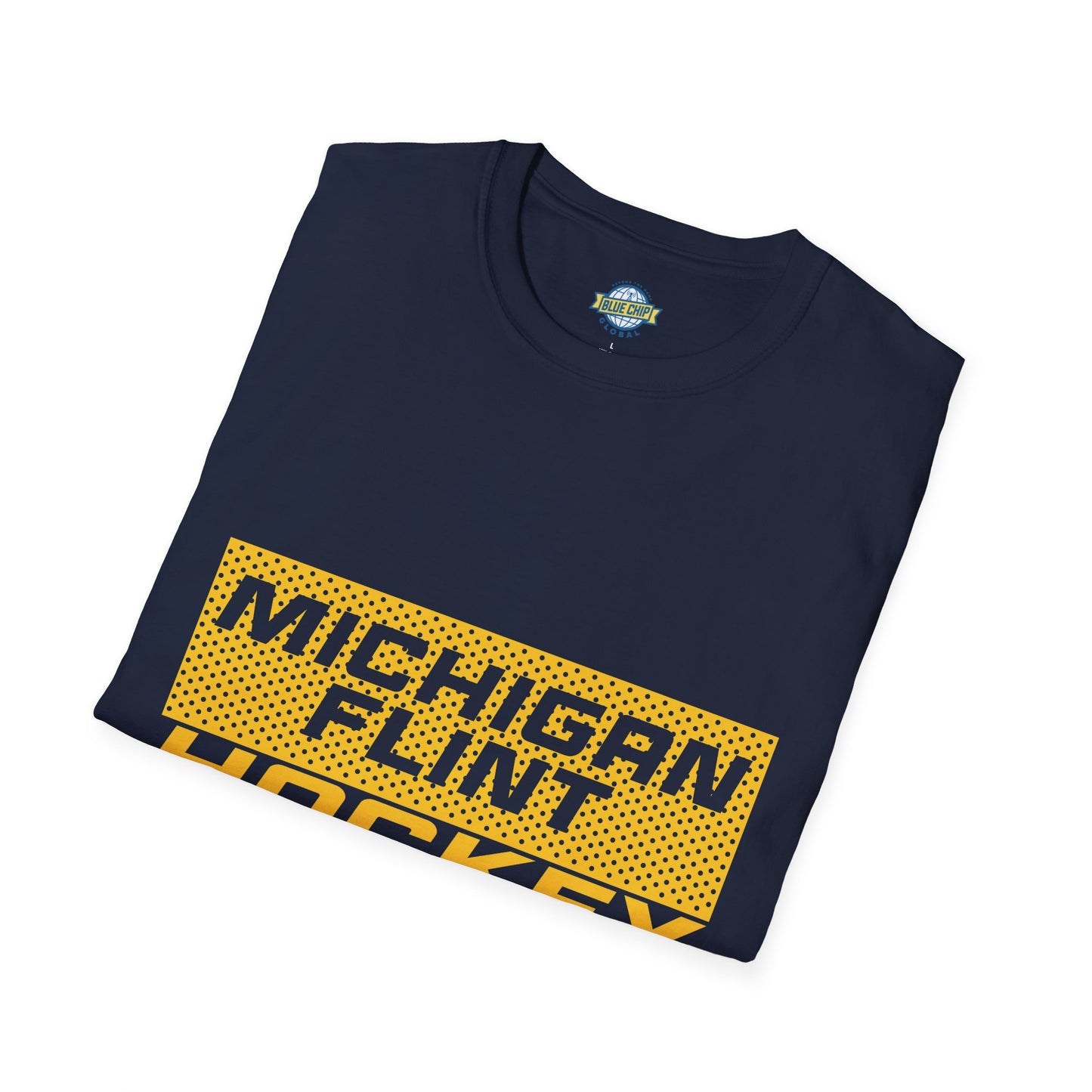 Michigan Flint Hockey Unisex Softstyle T-Shirt