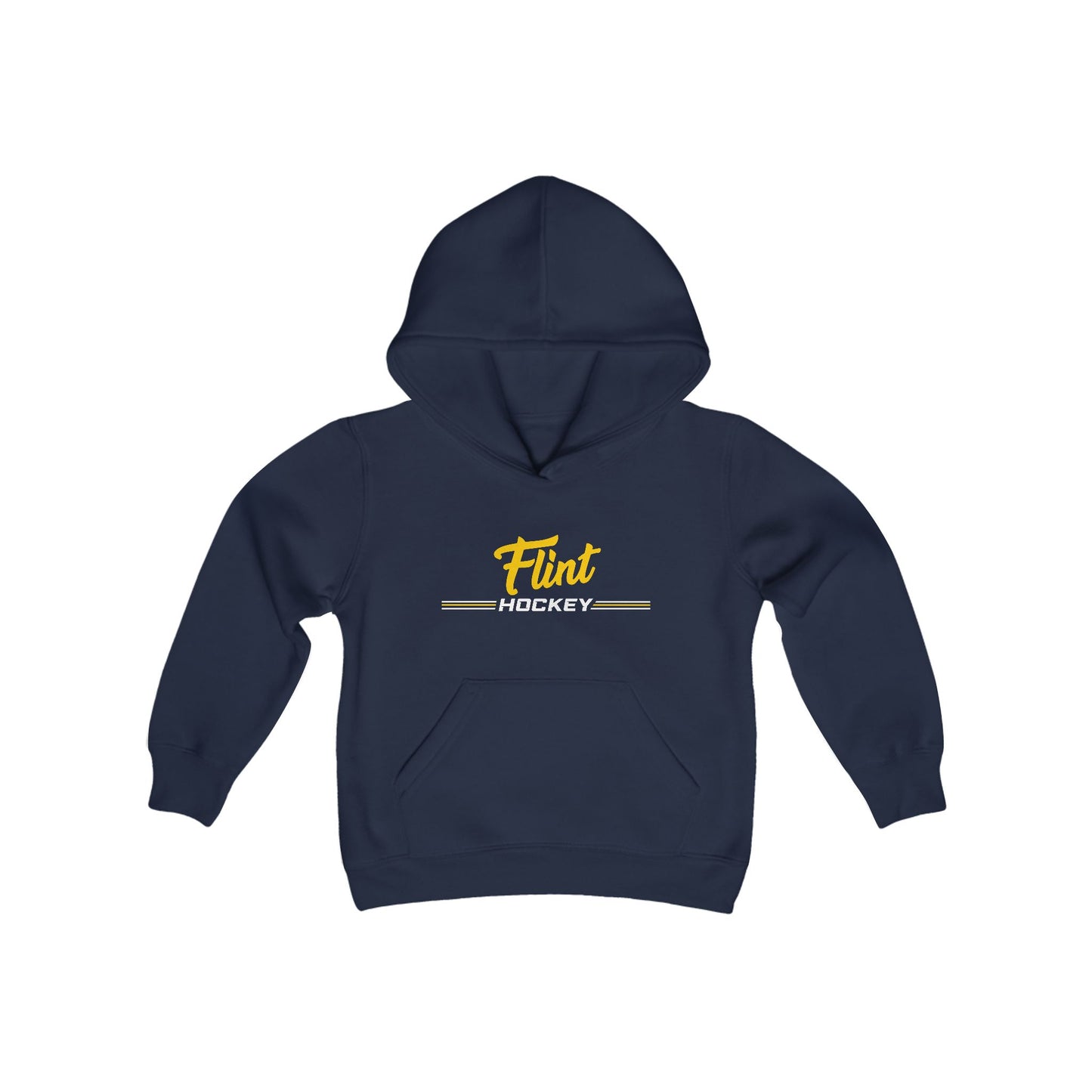 Youth Flint Hockey Heavy Blend Hooded Sweatshirt