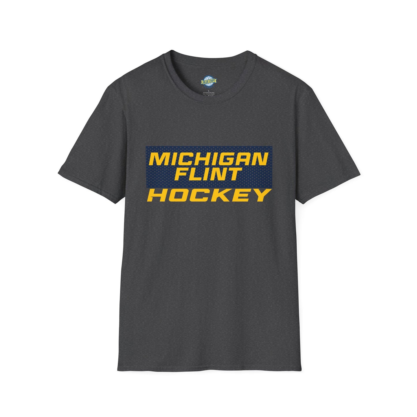 Michigan Flint Hockey Unisex Softstyle T-Shirt