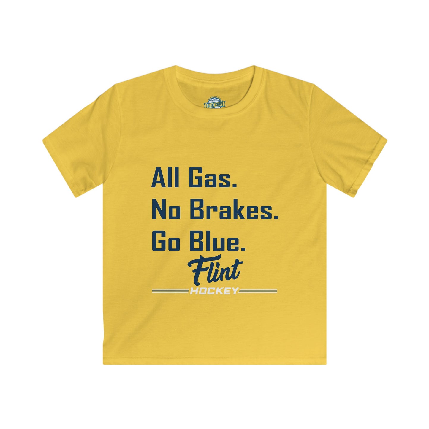 Kids - All Gas. No Brakes. Softstyle Tee