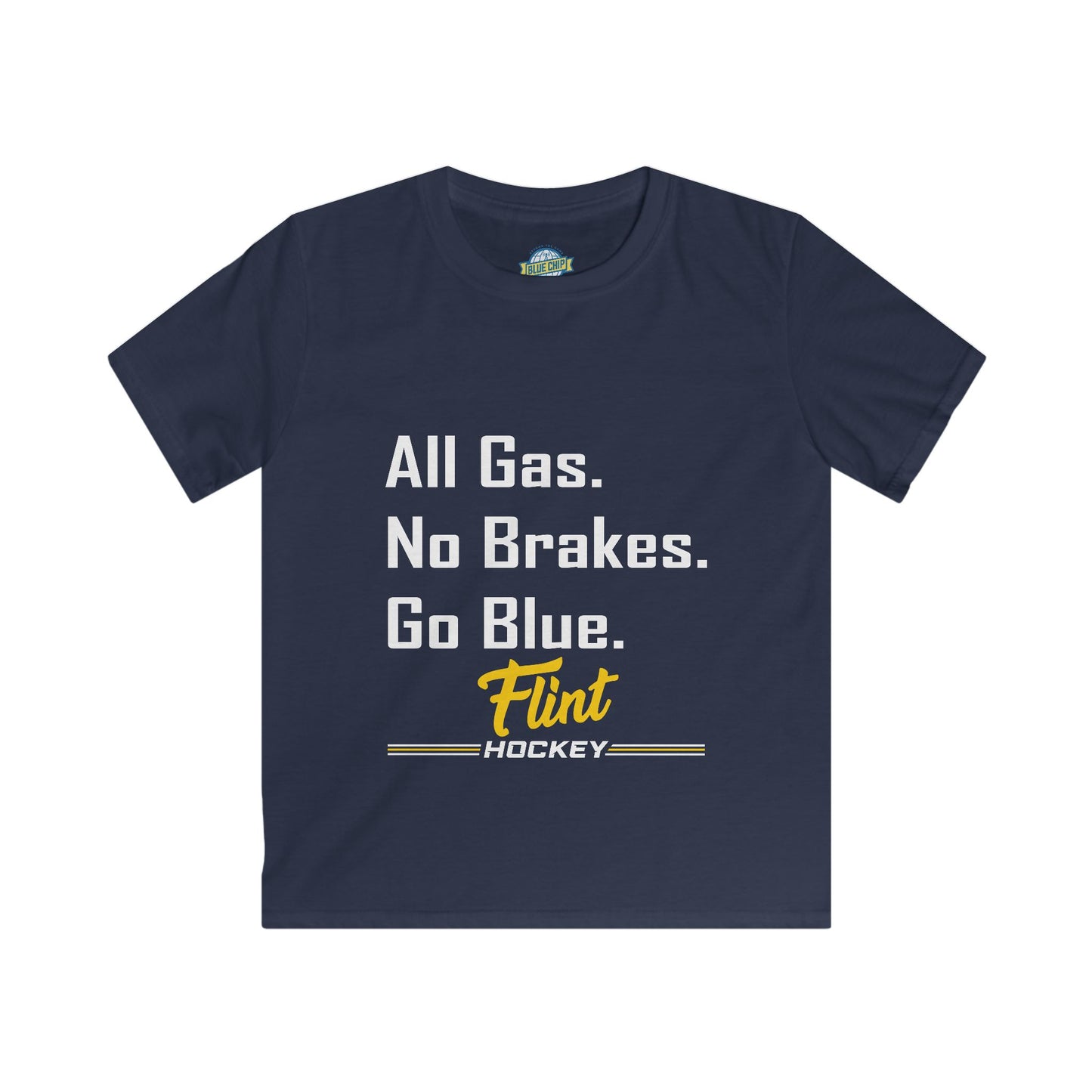 Kids - All Gas. No Brakes. Softstyle Tee