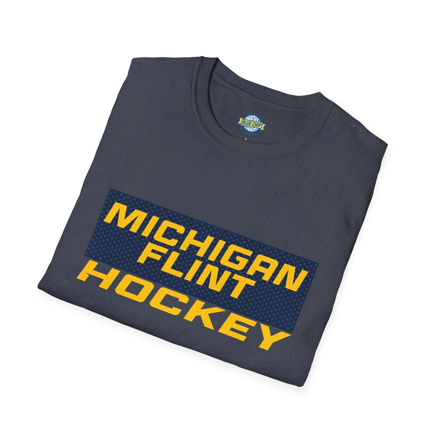 Michigan Flint Hockey Unisex Softstyle T-Shirt