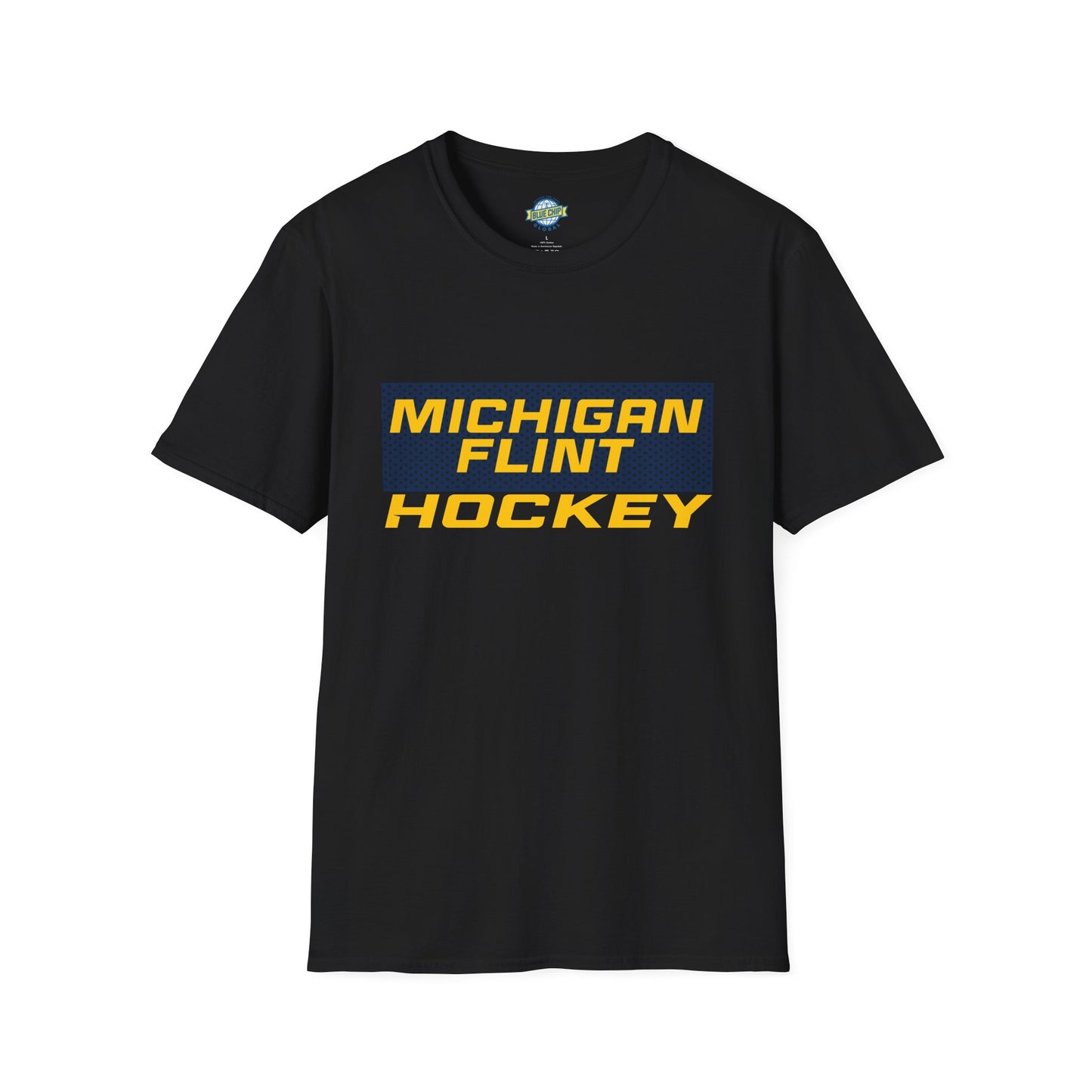 Michigan Flint Hockey Unisex Softstyle T-Shirt