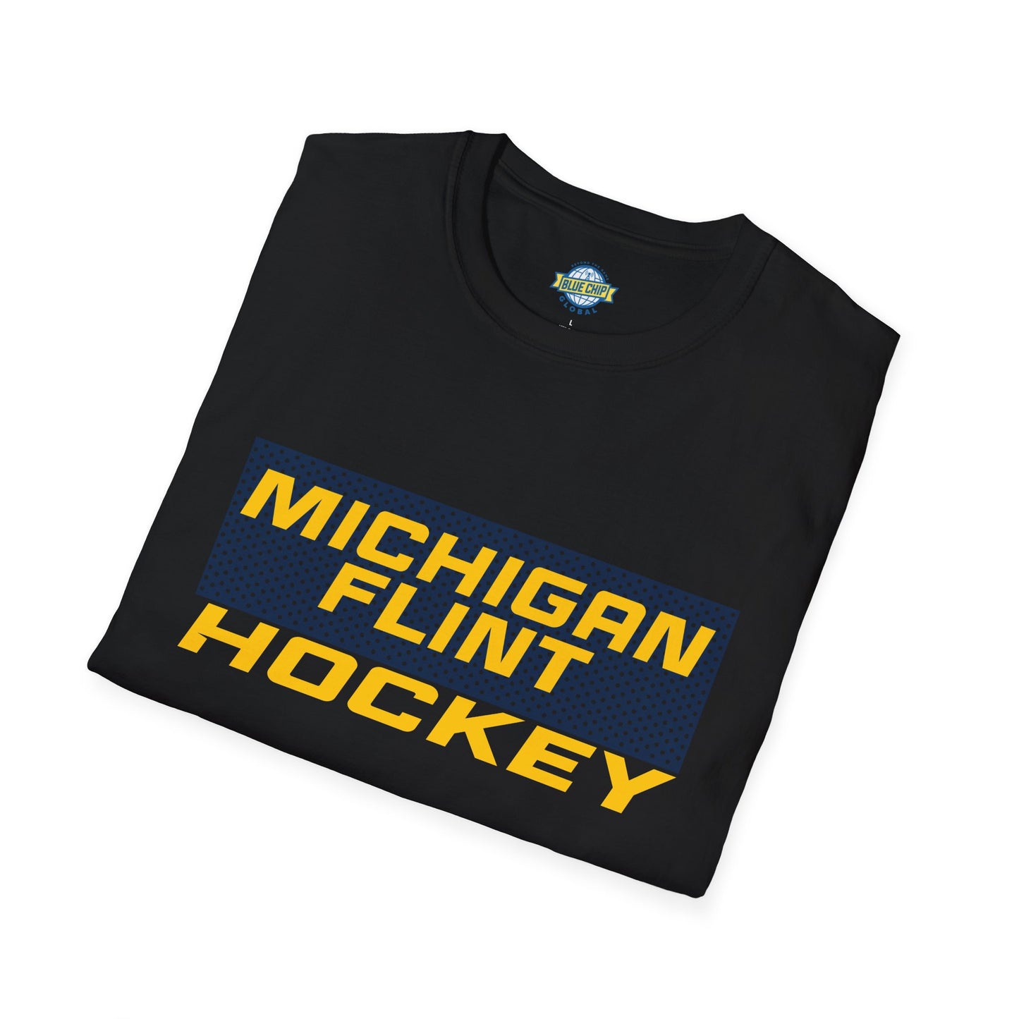 Michigan Flint Hockey Unisex Softstyle T-Shirt