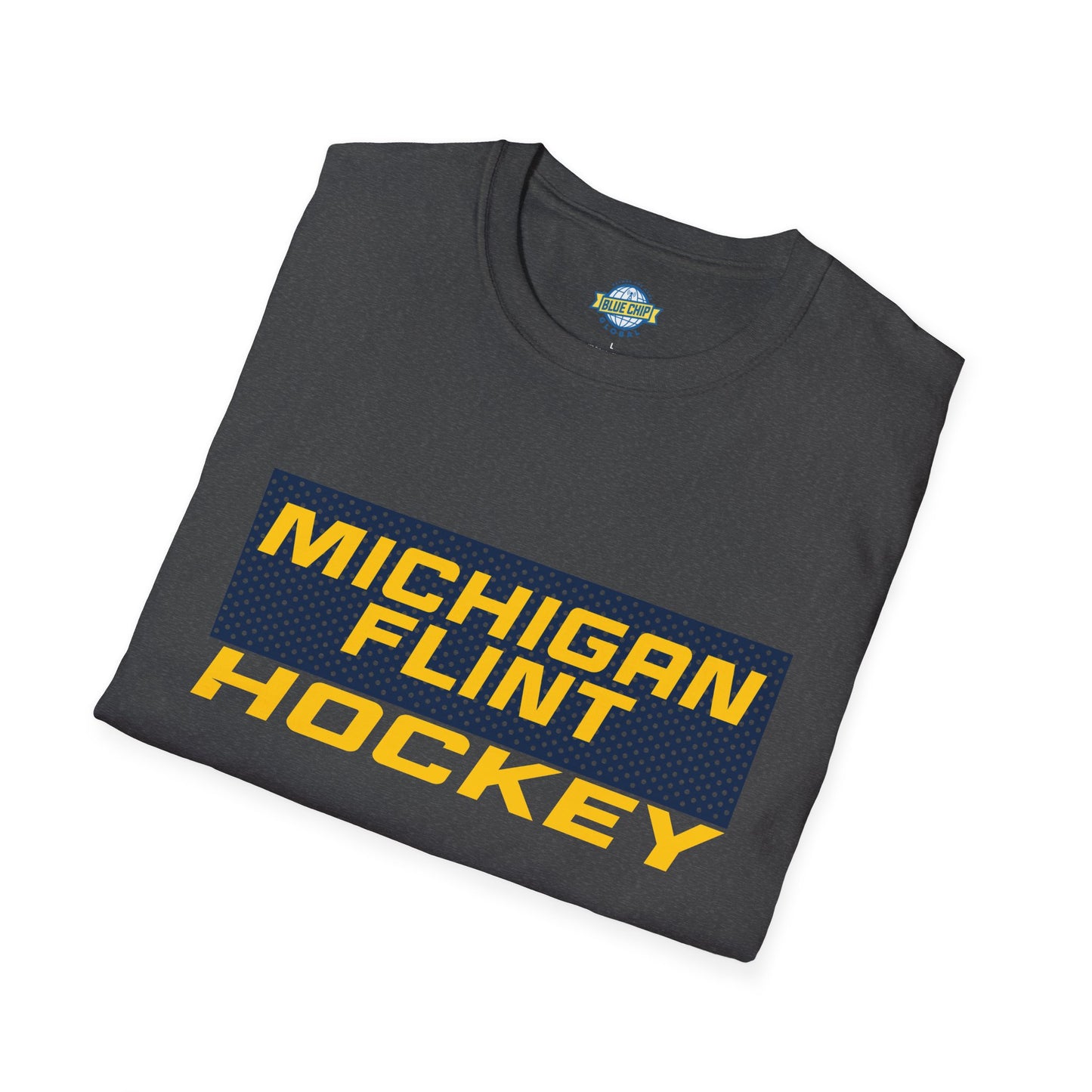 Michigan Flint Hockey Unisex Softstyle T-Shirt