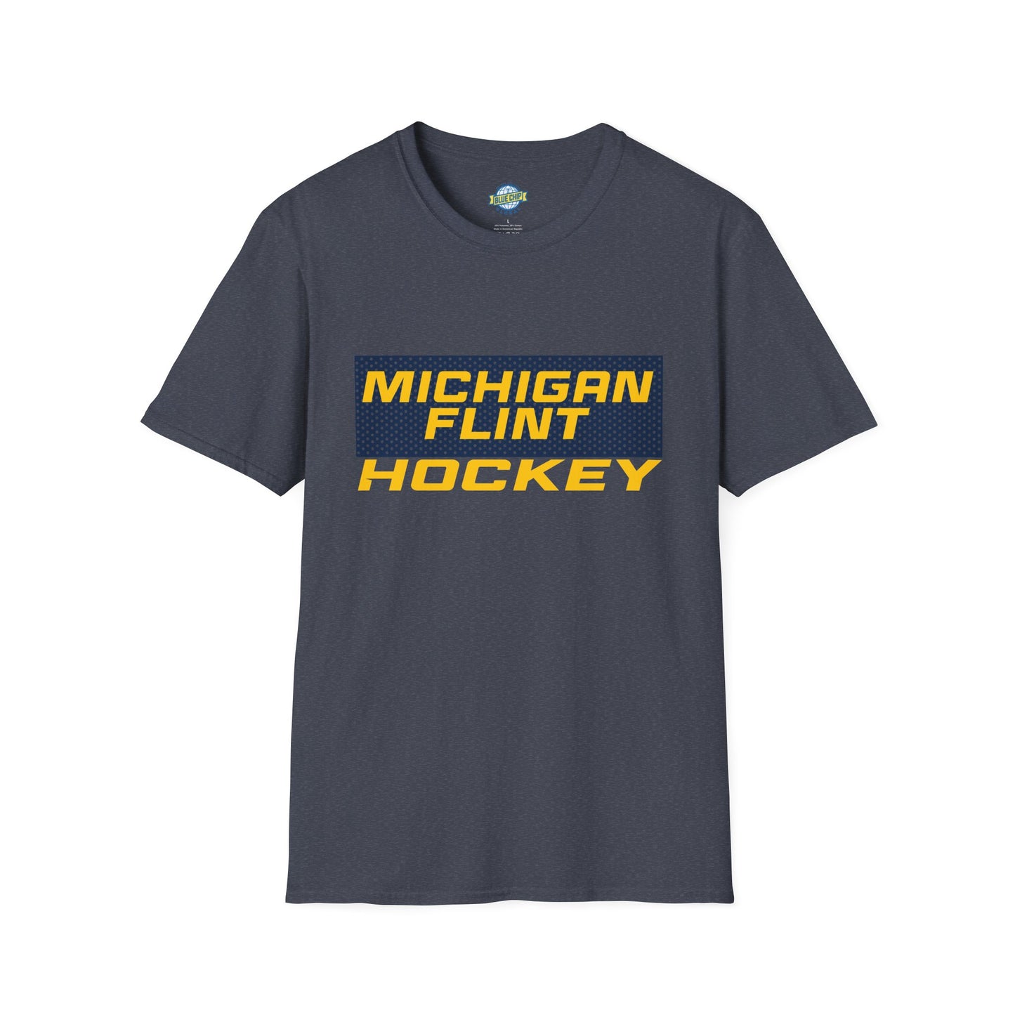 Michigan Flint Hockey Unisex Softstyle T-Shirt