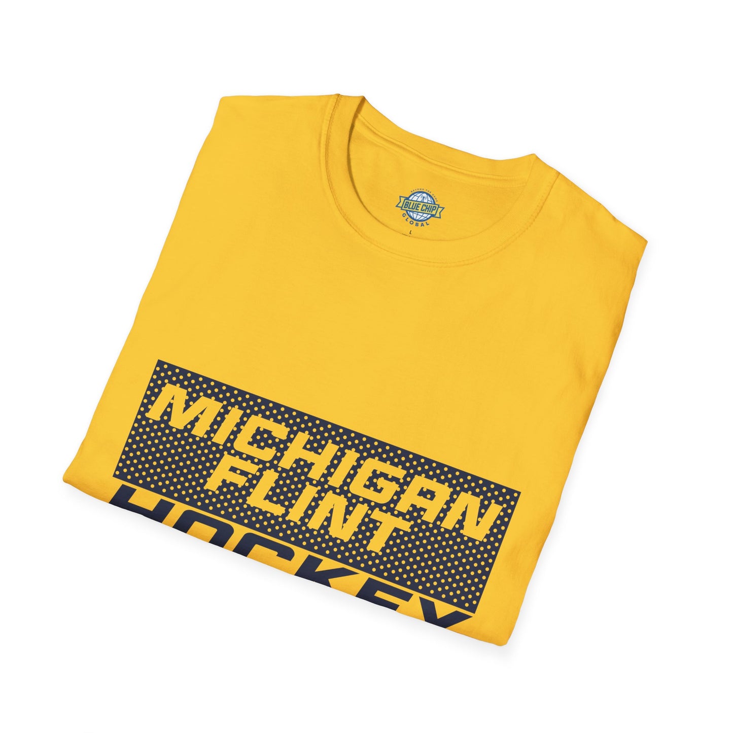 Michigan Flint Hockey Unisex Softstyle T-Shirt