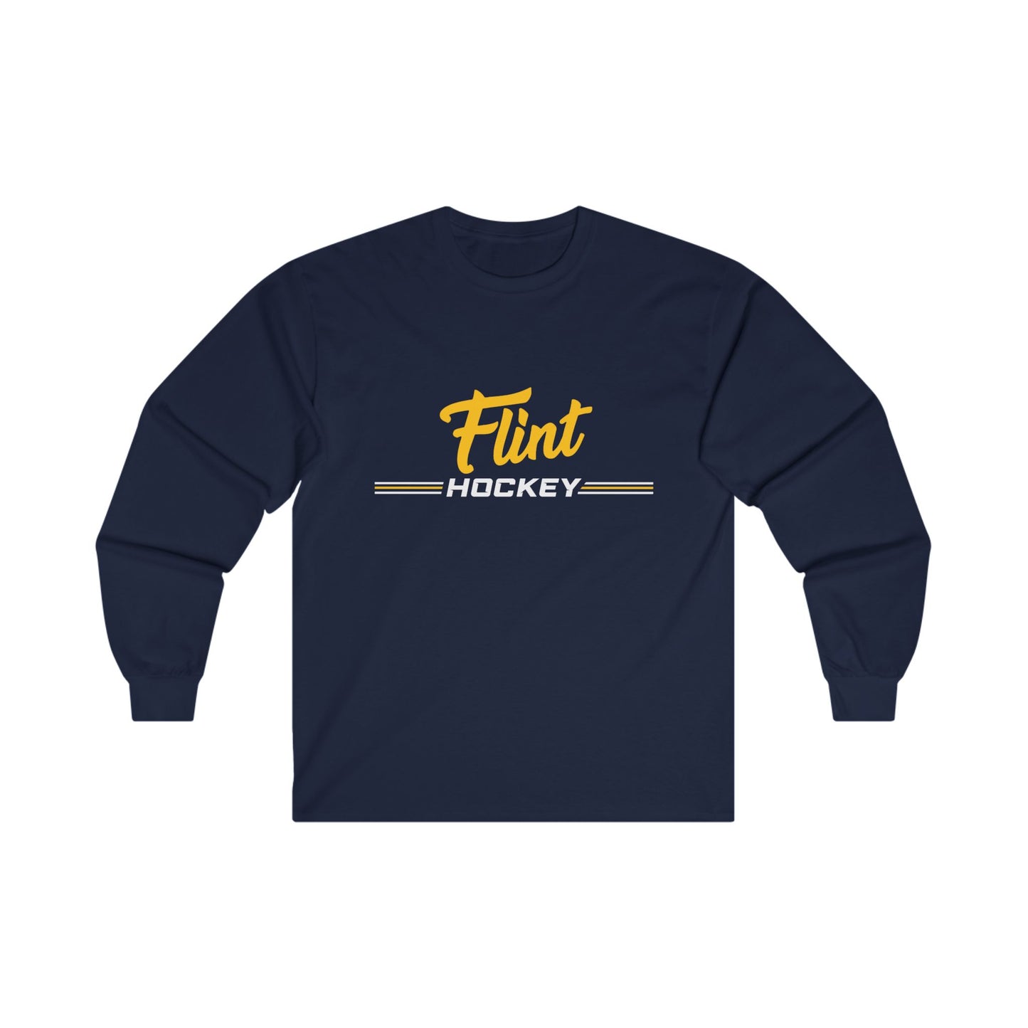 Flint Hockey Unisex Ultra Cotton Long Sleeve Tee