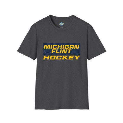 Michigan Flint Hockey Unisex Softstyle T-Shirt