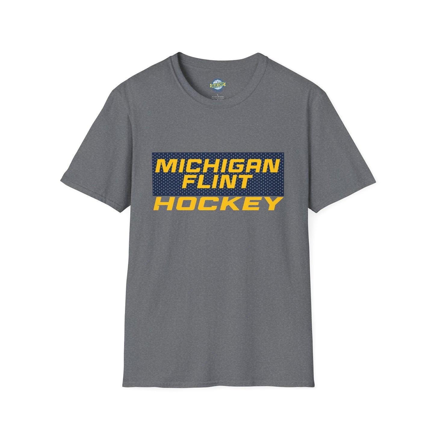 Michigan Flint Hockey Unisex Softstyle T-Shirt