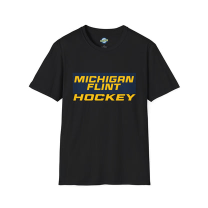 Michigan Flint Hockey Unisex Softstyle T-Shirt