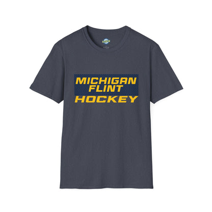 Michigan Flint Hockey Unisex Softstyle T-Shirt